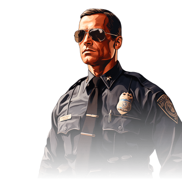 Law enforcer path from Los Santos
